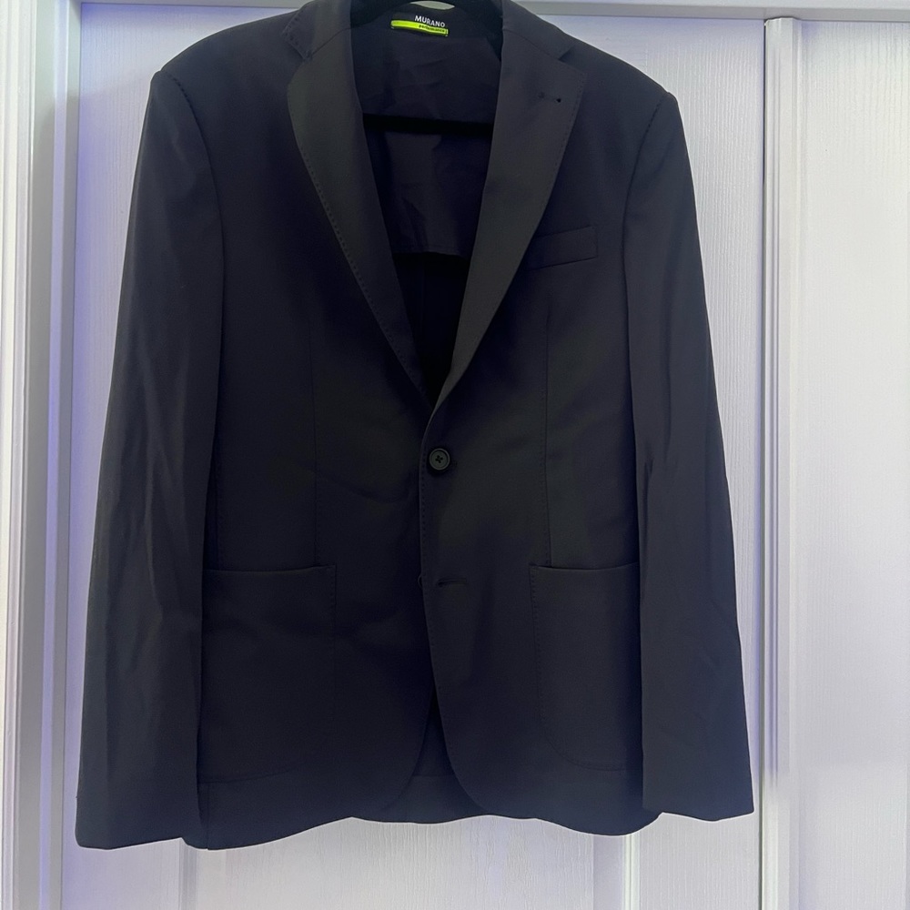 Like new Murano mens performance suit jacket separates. Navy blue.